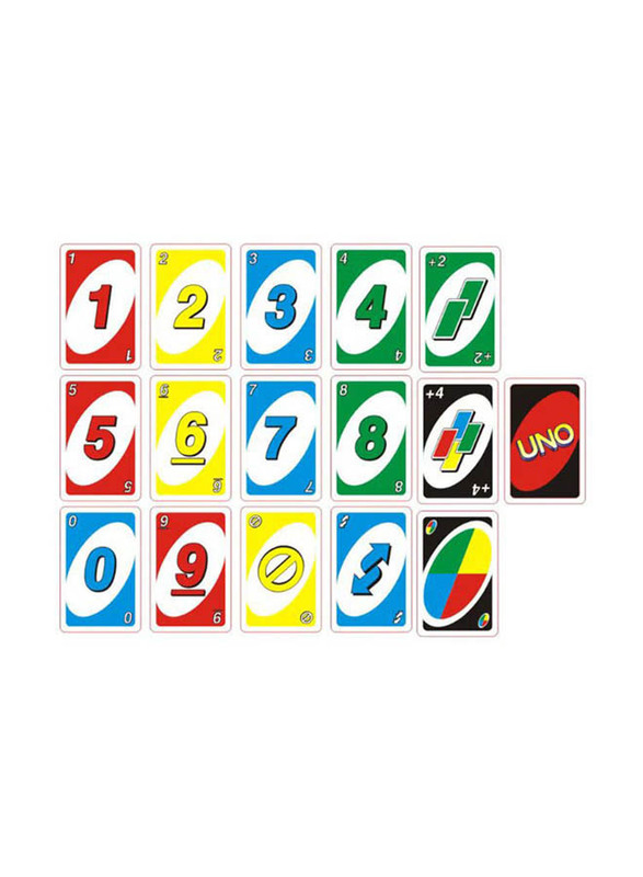 Mattel Uno Clipstrip Card Game, Ages 7+