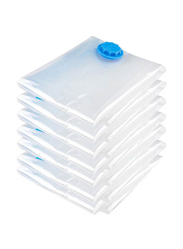 Vacuum Sealed Clothes Bag, 1673571, Clear/Blue