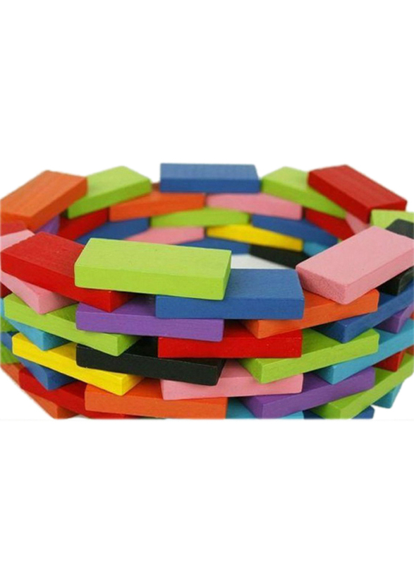 Standard Wooden Toy Blocks Set, 100 Pieces, Ages 6+