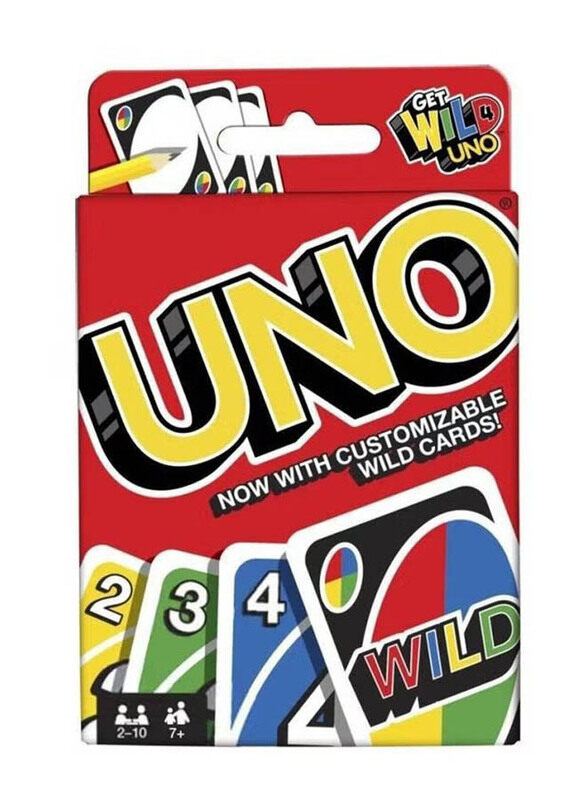 

Uno 2 Pack Get Wild Playing Cards Set, Ages 7+