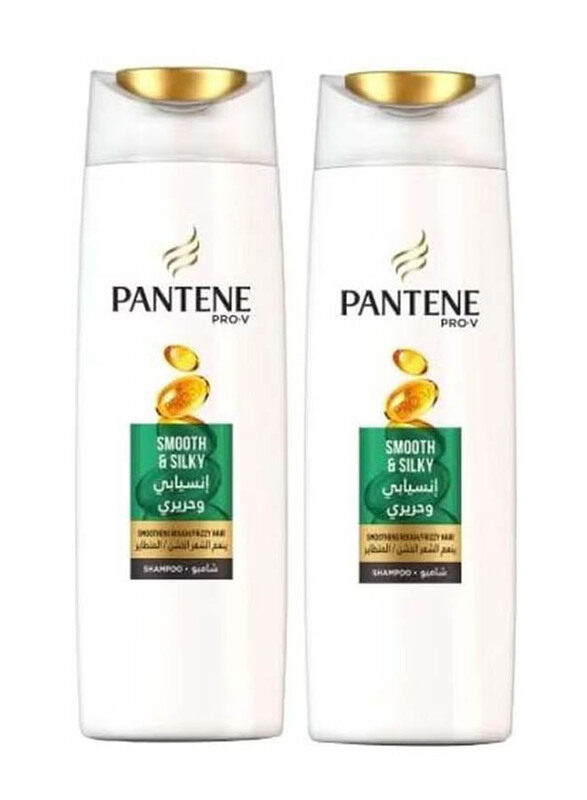 

Pantene Pro-V Smooth & Silky Shampoo, 2 x 400ml