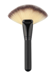 Cytheria Large Fan Shape Make-Up Foundation Brush, Black