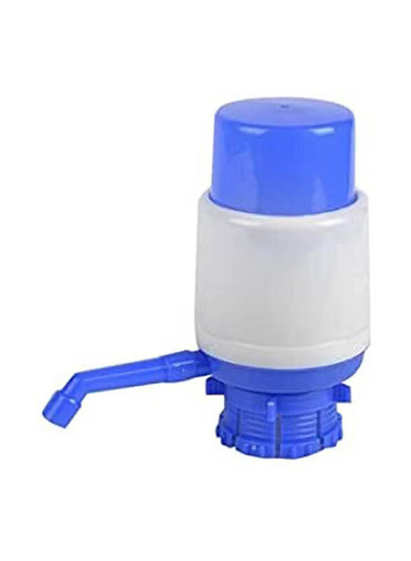 

Generic Water Hand Press Pump for Bottled Water Dispenser, White/Blue
