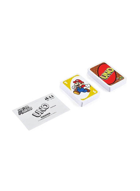 Uno Card Game Super Mario Theme, Ages 7+