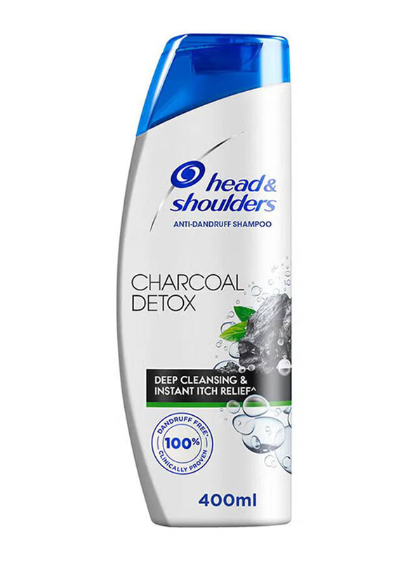 Head & Shoulders Charcoal Detox Anti-Dandruff Shampoo, 400ml