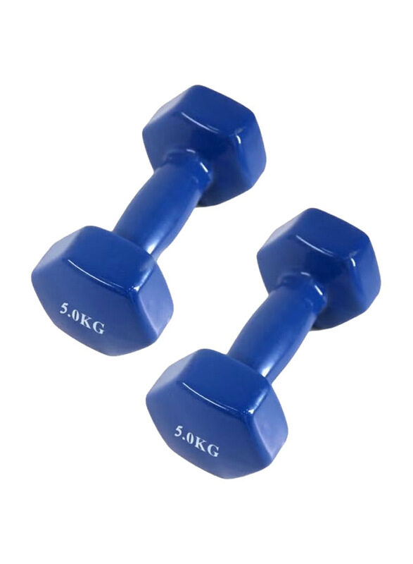 

Generic Dumbbells Set, 2 x 5 KG, Blue