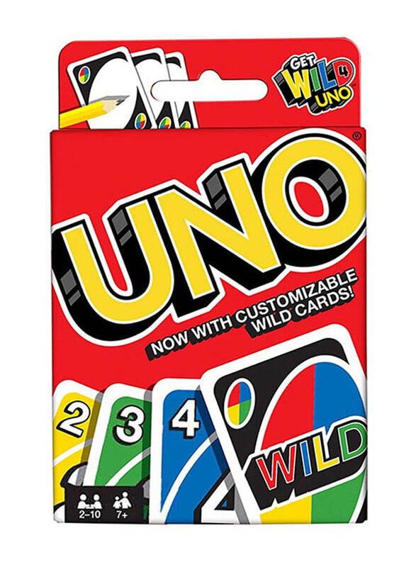 

Mattel Get Wild Uno Card Game, Ages 7+, Multicolour