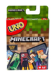 Mattel Games Uno Minecraft Card Game, Ages 7+, Multicolour