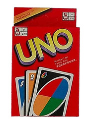 Uno Family Funny Entertainment Card Game, Red