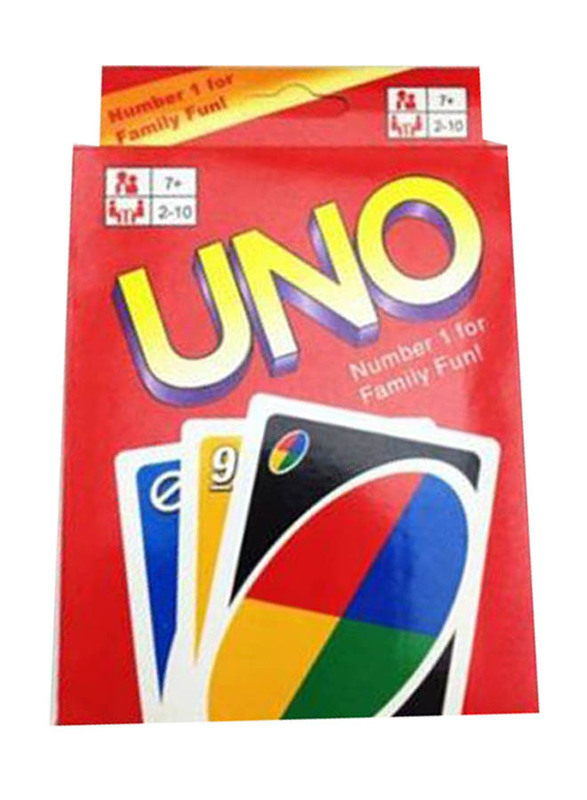 Mattel Uno Playing Card Game, Ages 7+, Multicolour