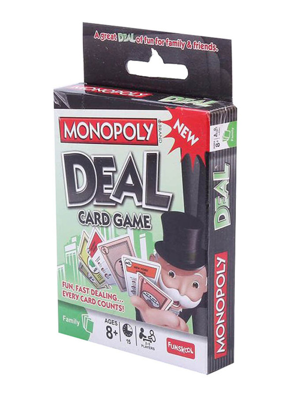 Funskool Monopoly Deal Card Game, Ages 8+, Multicolour