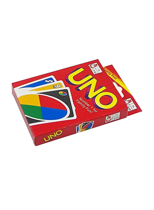 Uno 108-Piece Desk Cards Game, Multicolour