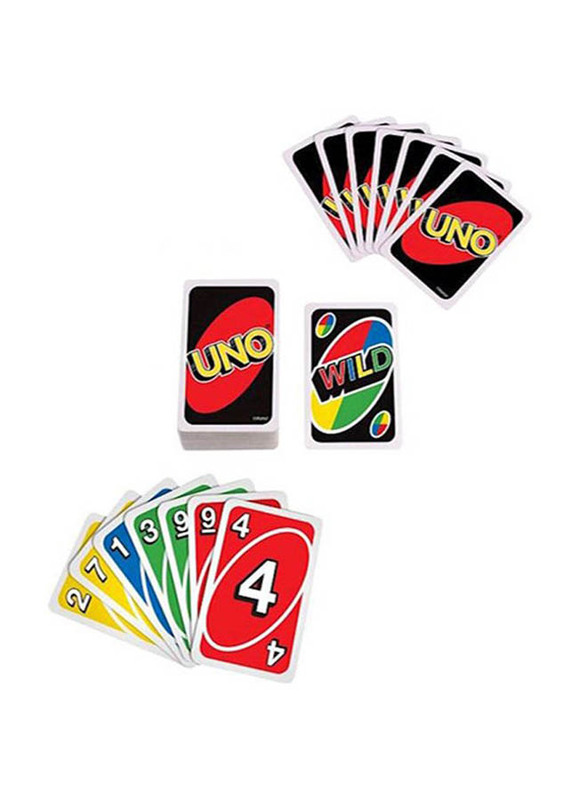 Mattel 108-Piece Get Wild Uno Card Game, Ages 7+, Multicolour