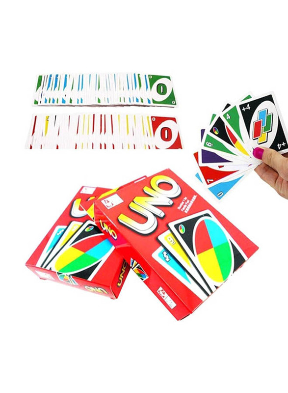 Uno Family Fun Card Game, Ages 7+, Multicolour