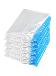 Vacuum Sealed Clothes Bag, 1673571, Clear/Blue