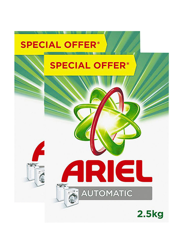 Ariel Automatic Detergent Powder, 2 x 2.5 kg