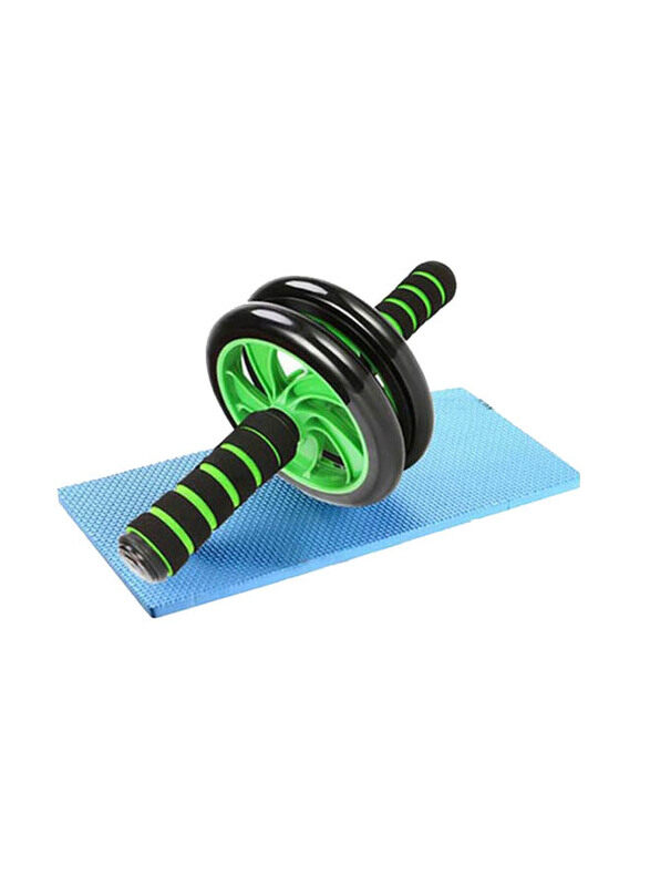 

Generic Dual Wheel Ab Roller with Mat, Multicolour