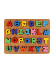 Alphabet And Numbers Wooden Educational Puzzle Board, 1719572, Ages 5+