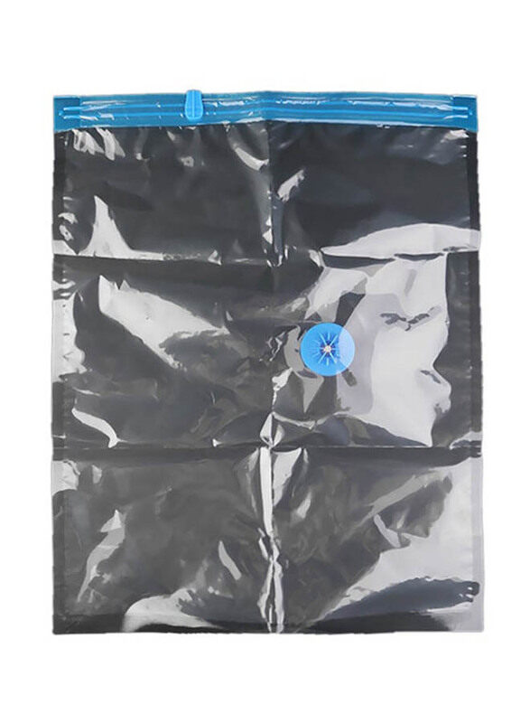 

Generic Space Saver Vacuum Seal Storage Bag, Clear/Blue