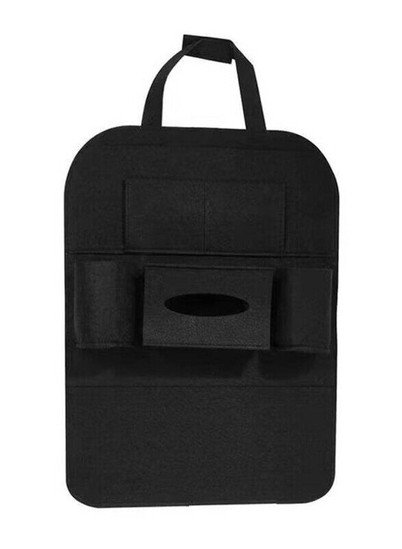 

Generic Car Back Seat Storage Bag, Black