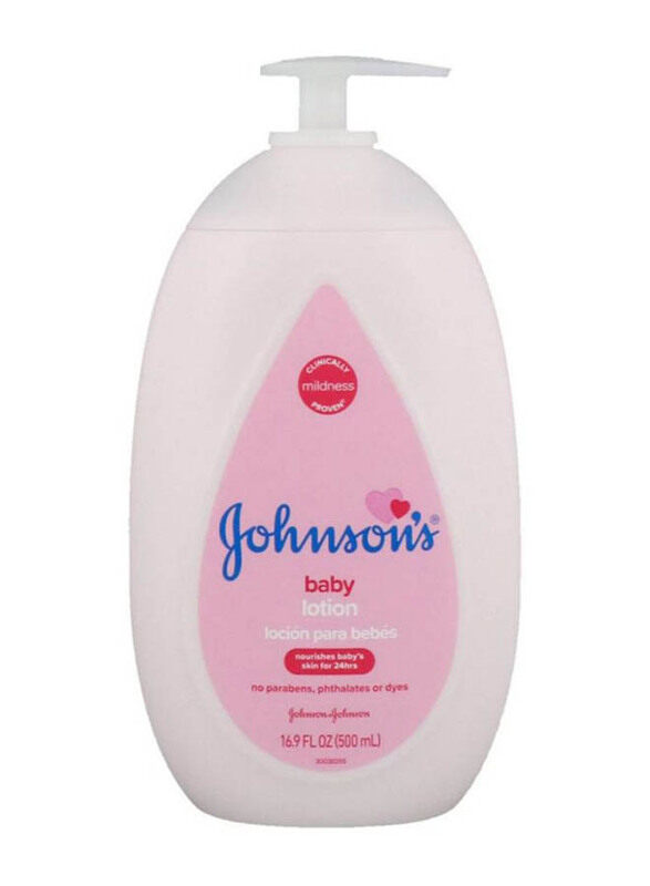 

Johnson's 500ml 24-Hour Baby Lotion, White