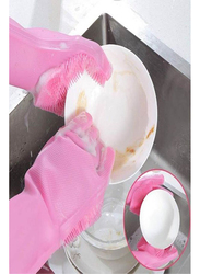 Generic Magic Reusable Silicone Gloves, 38.1 x 15.24cm, 1 Pair, Pink