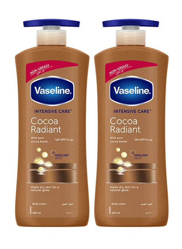 

Vaseline Cocoa Radiant Body Lotion, 2 x 400ml