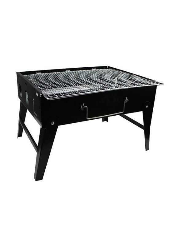 

Generic Portable Charcoal Barbeque Grill, 35 x 27 x 20cm, Black