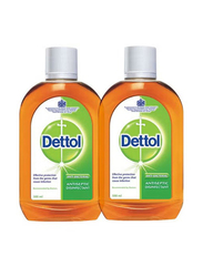 Dettol Multicolour Antiseptic Liquid, 52220633, 2 x 500ml