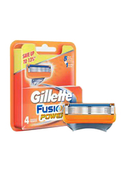 Gillette Fusion Manual Shaving Razor Blades, 82166790, 40.8gm, 4 Pieces