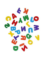 26-Piece English ABC Alphabet Wooden Board Jigsaw Puzzle, Multicolour