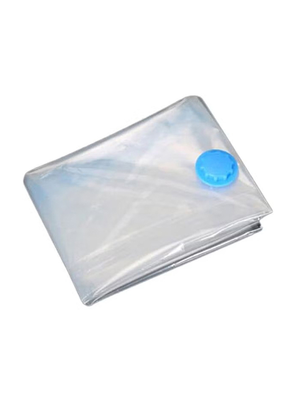 

Generic Compressed Organizer Bag, Clear/Blue