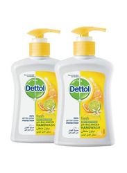 Dettol Anti-Bacterial Handwash, 2 x 200ml