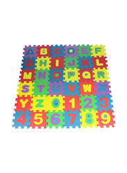 36-Piece Children's Alphanumeric Puzzle Educational Toys Foam Mat, Multicolour, Ages 3+