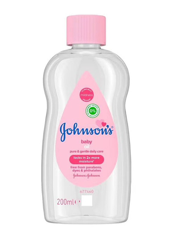 Johnson's 200ml Baby Body Massage Oil for Kids