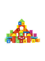 Numbers Stacking Blocks Set, 50 Pieces, Ages 3+