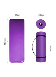 Holahoney Foldable Yoga Mat, 183 x 61cm, Purple