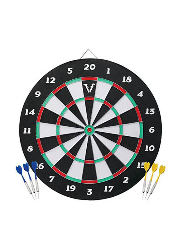 

Viper Double Play 2-In-1 Baseball Dartboard with Darts Set, Multicolour