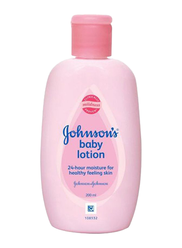 Johnson & Johnson 24-Hour Baby Moisturizing Lotion, 200ml