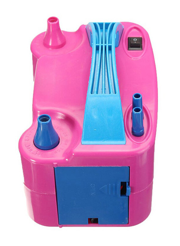 

Generic Electric Balloon Blower Air Pump, Pink/Blue