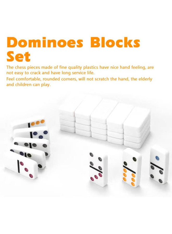 Dominoes Blocks Set, 28 Pieces, Ages 2+