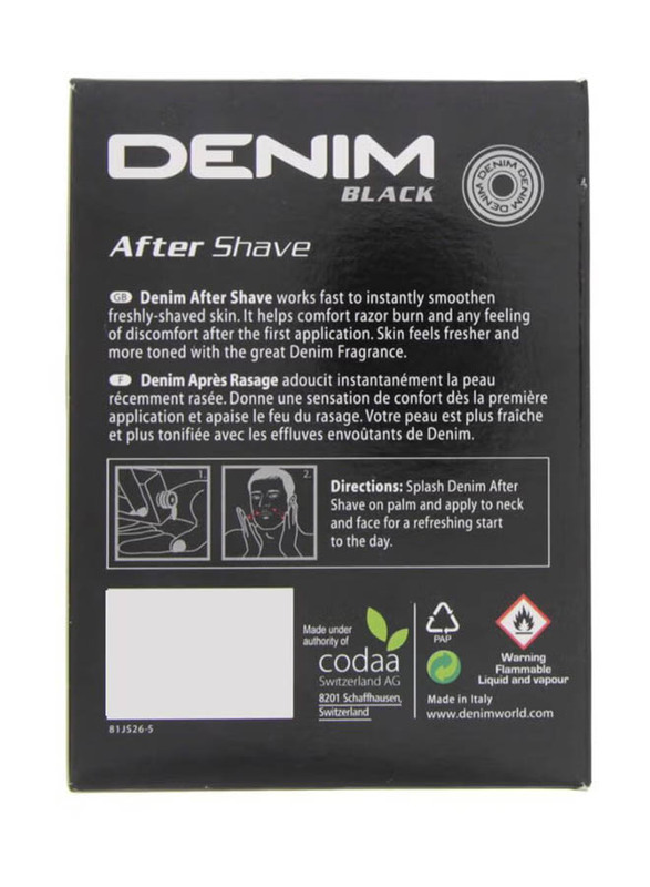 Denim Black After Shave, 100ml