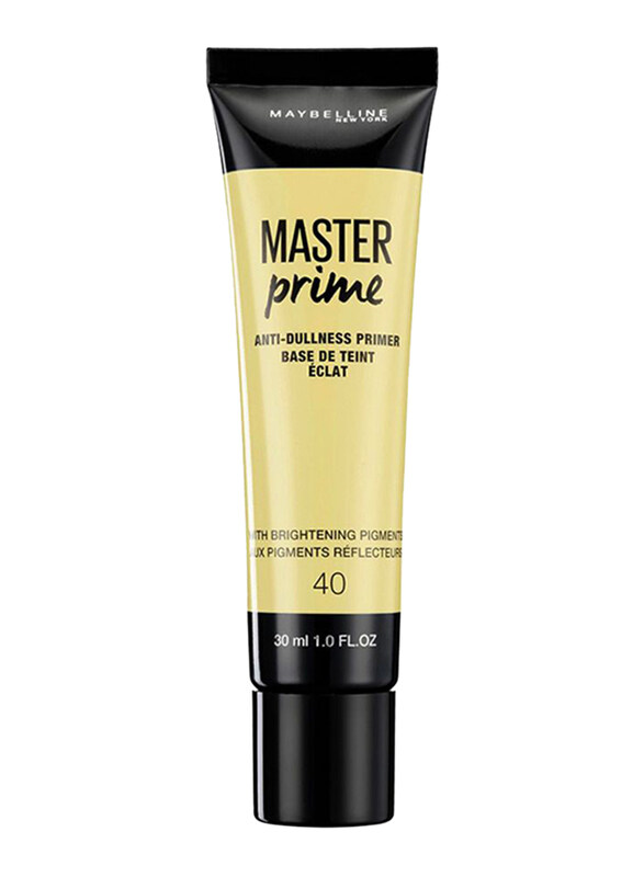 

Maybelline New York Master Prime Anti-Dullness Primer, 30ml, 40, Beige