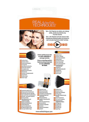 Real Techniques Core Collection Base Brush Set, Bronze/Black