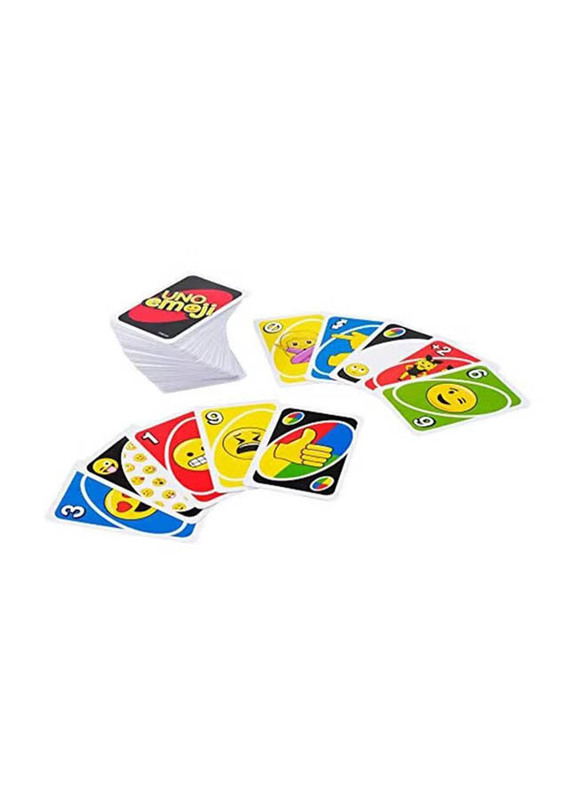 Uno Emoji Card Game, Multicolour