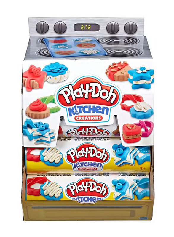 Play-Doh Cookie Canister Chocolate Chip Playset, Multicolour, 4 Piece, Ages 3+