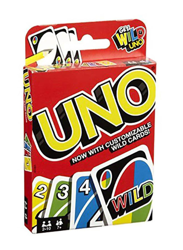 Uno 108-Piece Mattel Card Game, Multicolour