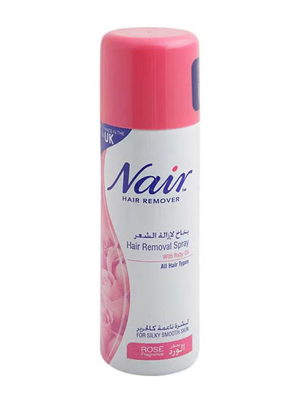 Nair Hair Removal Spray with Rose Fragrance, 200ml