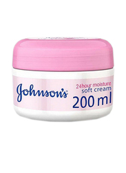 Johnson's 24 Hour Moisture Soft Body Cream, 200ml
