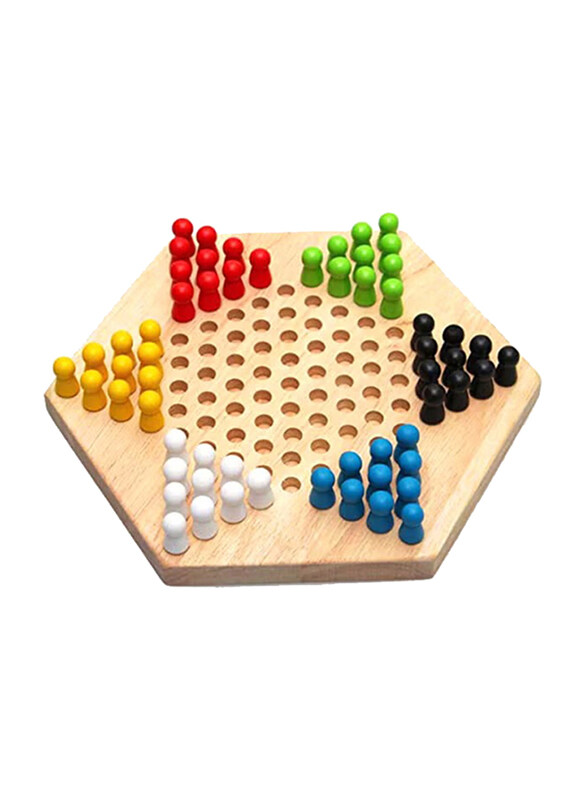 

WLFF Chinese Hexagon Checker Play Set, Ages 3+